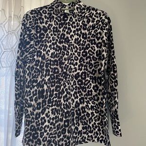 IMNYC Gray Leopard Shirt